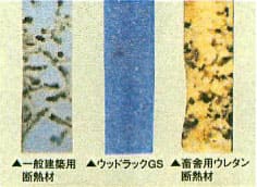 他の断熱材と比較して、使い易い畜舎用断熱内装材